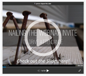 webinar invite slideshare