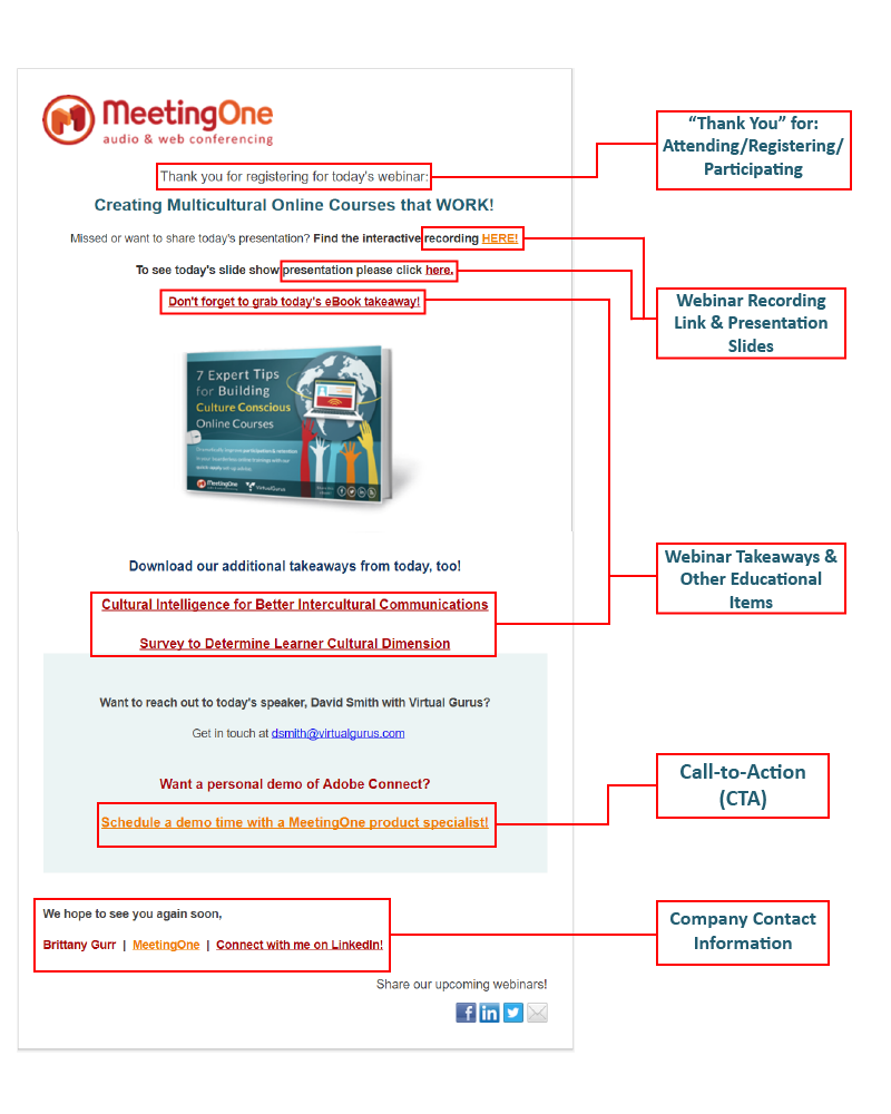 webinar follow up email