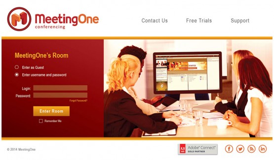 Custom Adobe Connect Login Page