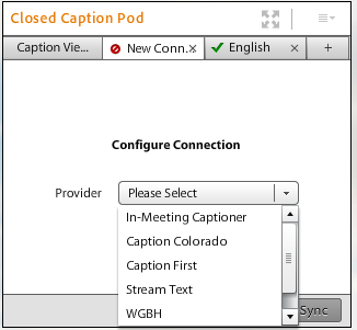 Use the Closed Caption Pod to promote Web Conferencing Accessibility