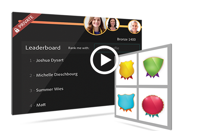 Create learning culture with Captivate Prime-display of leader dashboard and badges