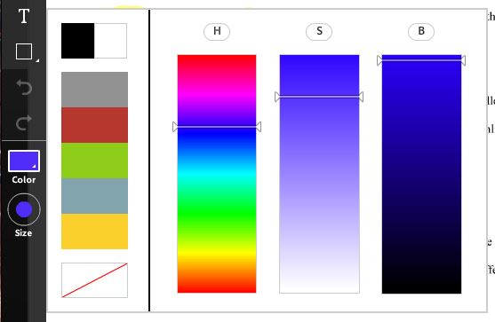 adobe connect feature set annotation color