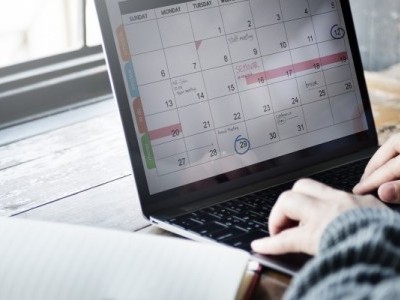 Planner Organizer Date Events Schedule Concept