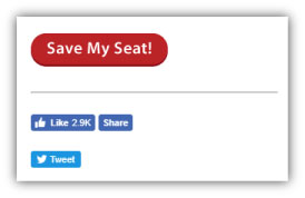 webinar marketing - social share buttons