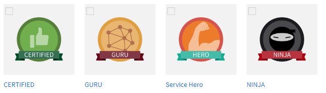 Badges in adobe captivate prime