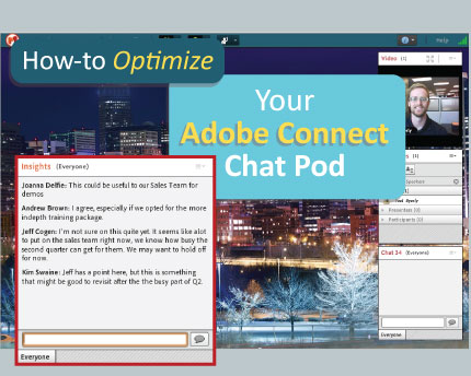 optimize your adobe connect chat pod