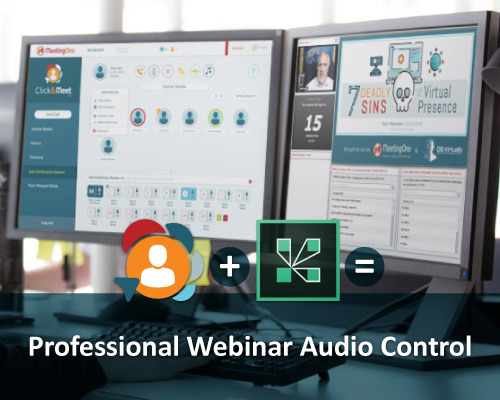 use click&Meet to put on better adobe connect webinars