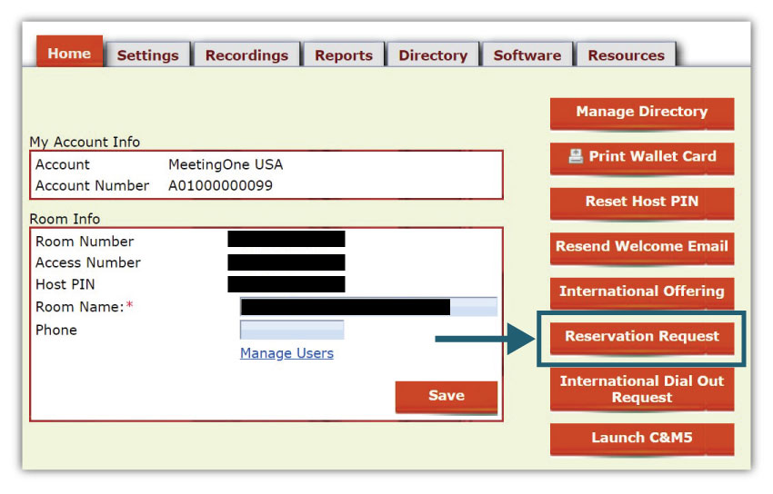 oam home tab_reservation request